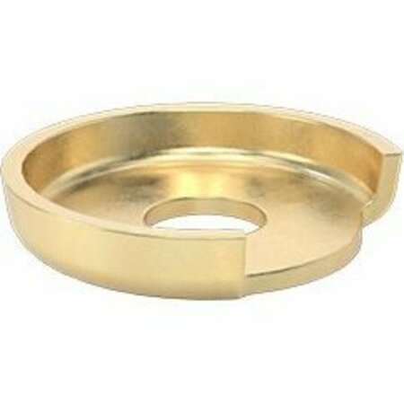 BSC PREFERRED Brass Washer for Electrical Terminals Number 6 Screw Size 0.153 ID 0.504 OD, 10PK 93720A011